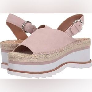 Marc Fisher LTD Women's Quint Suede Platform Sandals